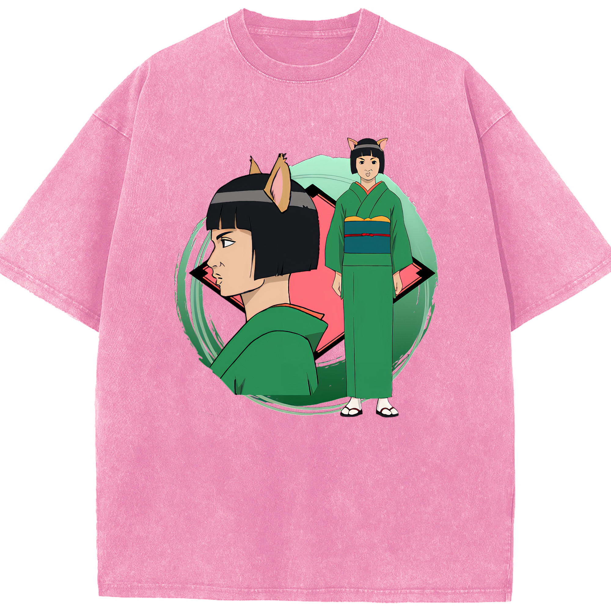 （画像用） ぎんたま 坂田銀時（さかたぎんとき） 神楽 志村新八（しむら しんぱち） GINTAMA Sakata Gintoki Kagura Shimura Shinpachi 綿100% ヴィンテージ風 半袖Tシャツ（フロントプリント）